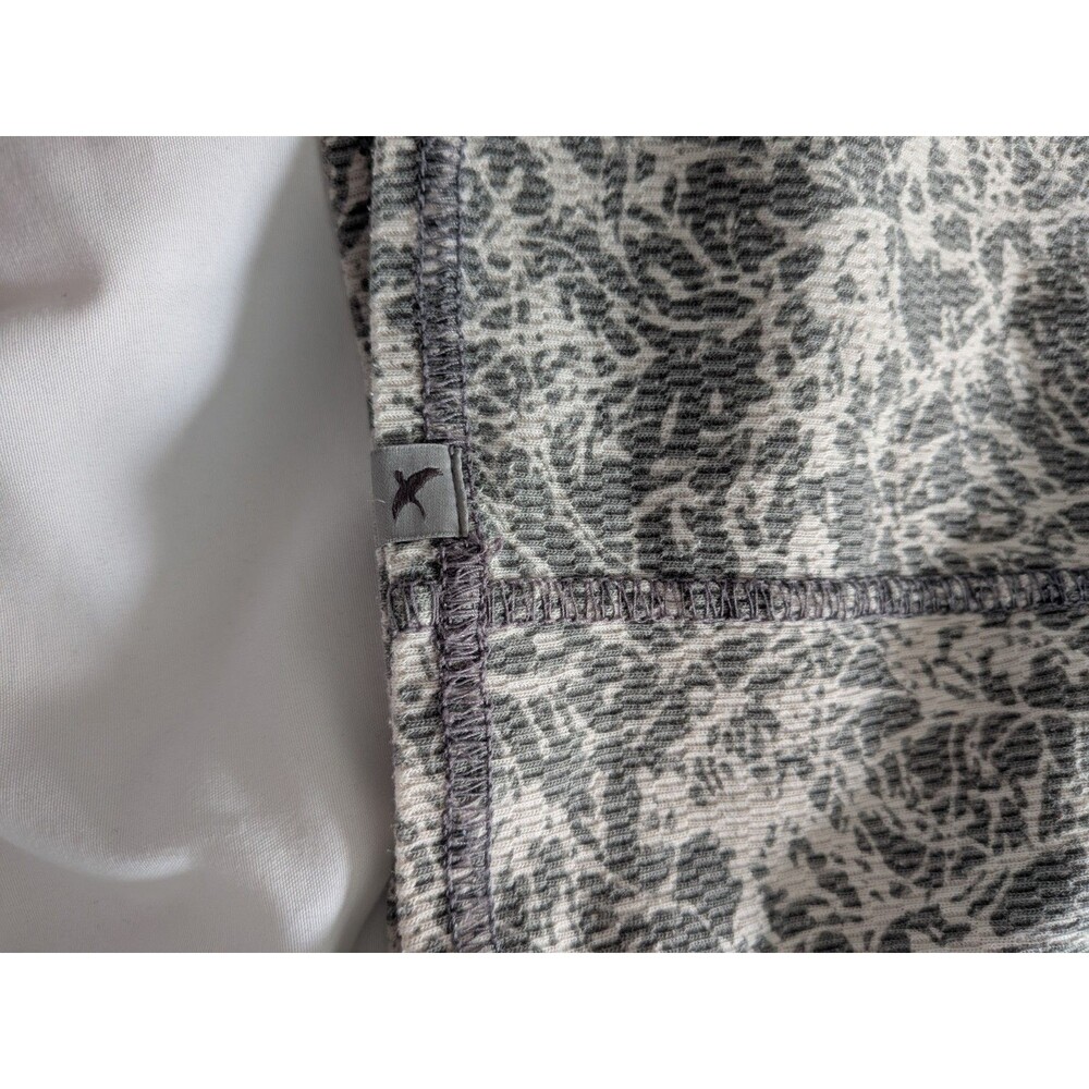 Eddie Bauer Outdoor Top Womens 2XL French Terry Sweatshirt Cool Grey Floral Norm - Picture 10 of 13